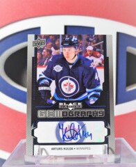 Arturs kulda 2013-14 - Gemography Autograph Black Diamond Upper Deck